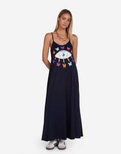 Lauren Moshi Berna Butterfly Eye In Navy