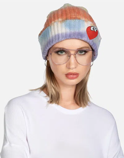Lauren Moshi Blix Heart Face Patch In Harvest Candy
