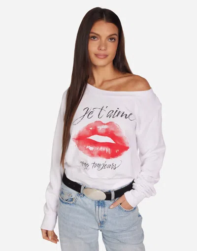 Lauren Moshi Bronwyn Je T'aime Lip In White