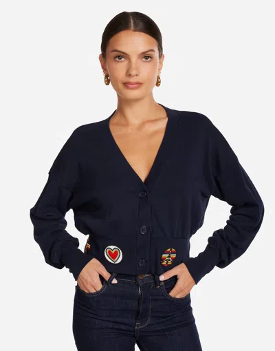 Lauren Moshi Camas Hippie Patches In Blue