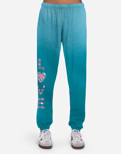 Lauren Moshi Chantria Diamond Evil Eye In Ultra Teal Ombre