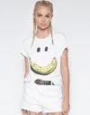 Lauren Moshi Evie Happy Banana In White