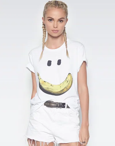 Lauren Moshi Evie Happy Banana In White