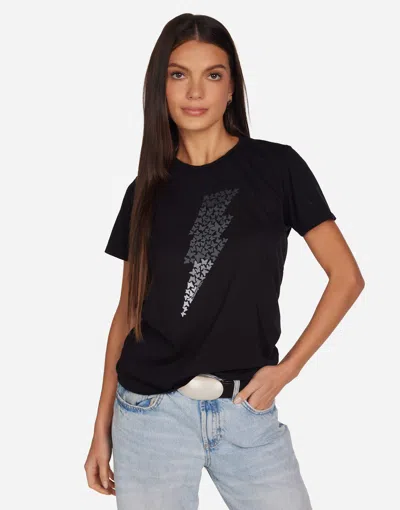 Lauren Moshi Croft Ombre Butterfly Lightning In Black