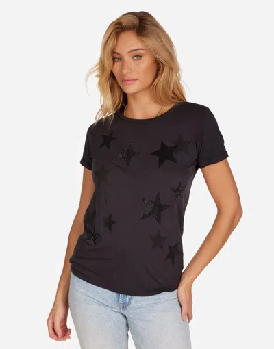 Lauren Moshi Edda Black Crystal Multi Stars In Blue