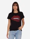Lauren Moshi Edda Elements Biting Lip In Black