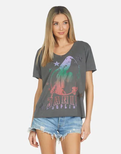 Lauren Moshi Elara Janis Joplin In Pigment Black