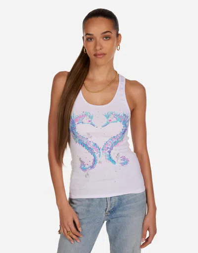 Lauren Moshi Esmerelda Seahorse In White