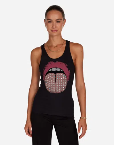 Lauren Moshi Esmerelda Vintage Stud Tongue In Black