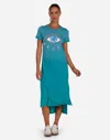 Lauren Moshi Genesis Diamond Evil Eye In Ultra Teal Ombre