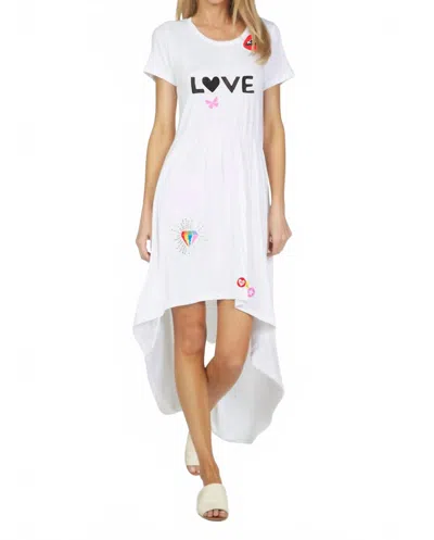 Lauren Moshi Greta Crystal Dress In White