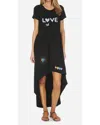 Lauren Moshi Greta Crystal Midi Dress In Black In Black