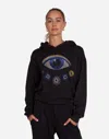 Lauren Moshi Harmony Crystal Rainbow Evil Eye In Black