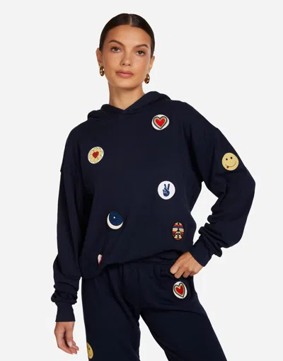 Lauren Moshi Harmony Hippie Patches In Blue