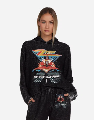 Lauren Moshi Harmony Zz Top Afterburner In Black Burnout
