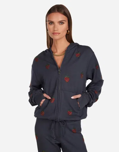 Lauren Moshi Hezly Crystal Strawberries In Multi
