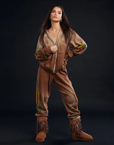 Lauren Moshi Hezly Tribal Peace In Brown