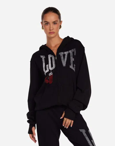 Lauren Moshi Hezly Vintage Boxing Love In Black