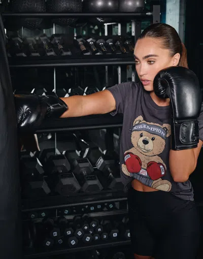 Lauren Moshi Indira Boxing Bear In Black