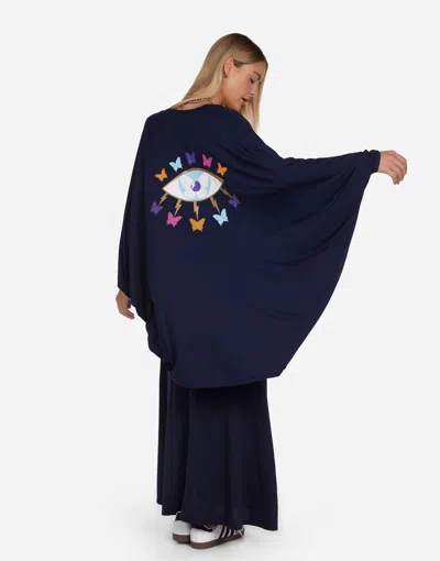 Lauren Moshi Isla Butterfly Eye In Navy