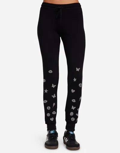 Lauren Moshi Jess Pearl Hot Fix Elements In Black