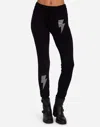 Lauren Moshi Jess Stud Lightning Tiger In Black