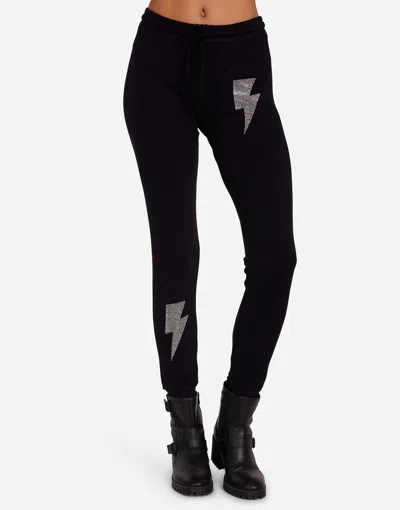 Lauren Moshi Jess Stud Lightning Tiger In Black