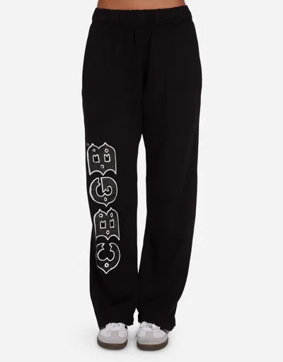Lauren Moshi Juvia Crystal Cbgb Punk Skull In Black