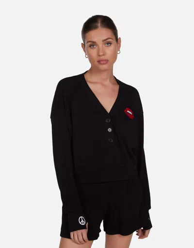 Lauren Moshi Kathryn Peace Lip Patch In Black