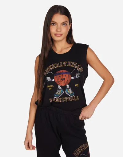 Lauren Moshi Kel Basketball In Black