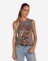 Lauren Moshi Kel Def Leppard High 'n' Dry In Heather Grey