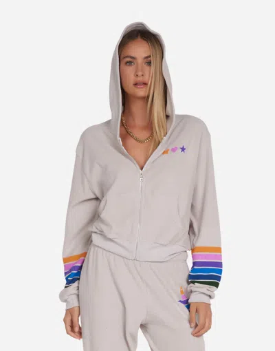 Lauren Moshi Lachelle Color Stripe Star In Cloud