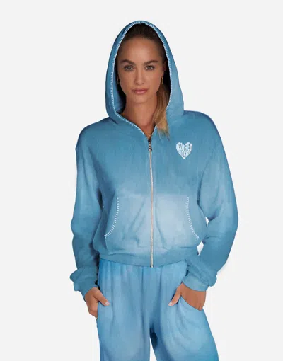 Lauren Moshi Lachelle Diamond Evil Eye In Faded Blue Marine