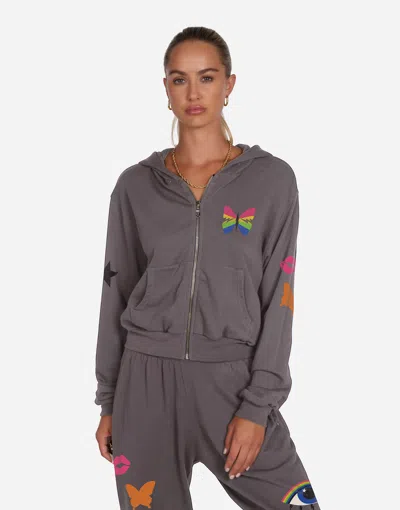 Lauren Moshi Lachelle Rainbow Evil Eye In Light Onyx