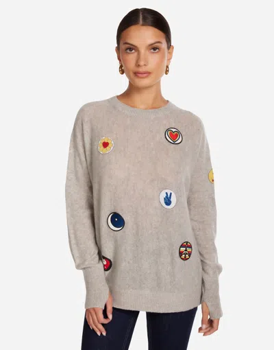 Lauren Moshi Ladona Hippie Patches In Gray