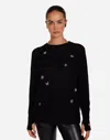 Lauren Moshi Ladona Pearl Hot Fix Elements In Black