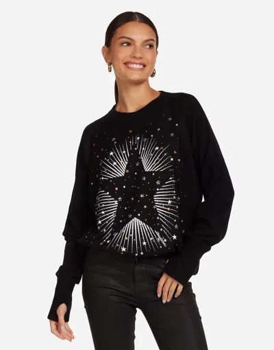 Lauren Moshi Ladona Stud Starburst In Black