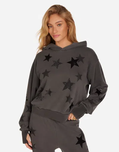 Lauren Moshi Lainey Black Crystal Multi Stars In Gray