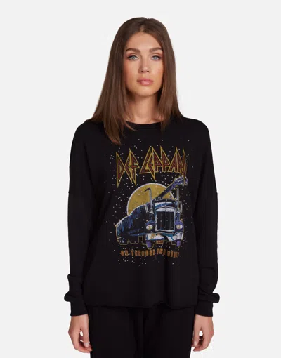 Lauren Moshi Lee Def Leppard Truck W/ Crystals In Black