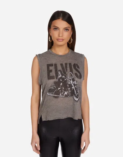 Lauren Moshi Lilia Vintage Elvis In Black