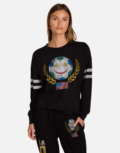 Lauren Moshi Luella Game Face In Black