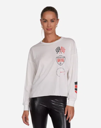 Lauren Moshi Luella Racing Club In White