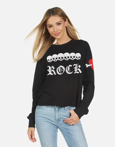 Lauren Moshi Luella Skull Lip In Black
