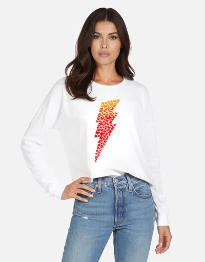 Lauren Moshi Luella X Ombre Butterfly Lightning In White