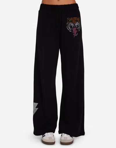 Lauren Moshi Martina Lightning Tiger In Black