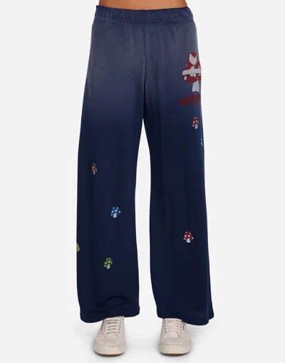 Lauren Moshi Martina Woodstock Shrooms In Navy Ombre