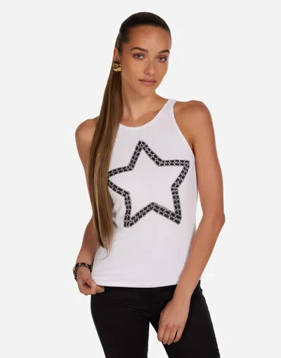 Lauren Moshi Mav Chain Star In White