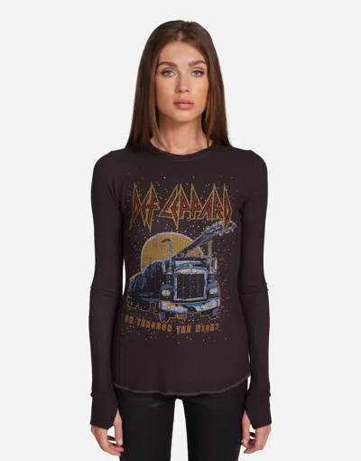 Lauren Moshi Mckinley Def Leppard Truck W/ Crystals In Vintage Black