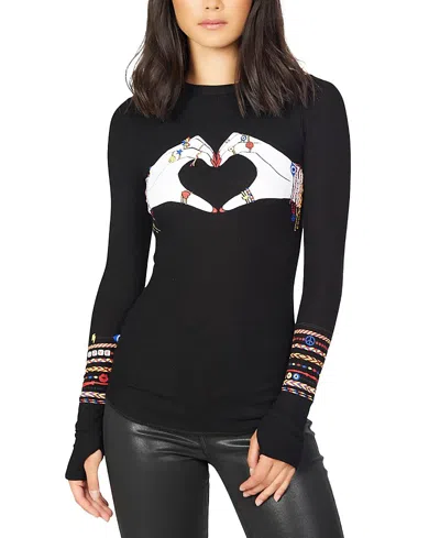 LAUREN MOSHI MCKINLEY FRIENDSHIP LOVE TOP