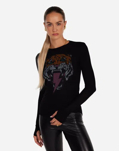 Lauren Moshi Mckinley Lightning Tiger In Black